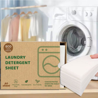 ভালো দাম Household Cleaning Washing Eco Friendly Laundry Strips Laundry Detergent Sheets অনলাইন