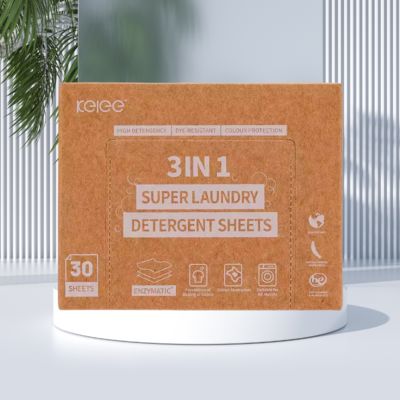 ভালো দাম Plant Enzyme Laundry Detergent Paper Sheets Super Concentrated Laundry Detergent Sheets অনলাইন