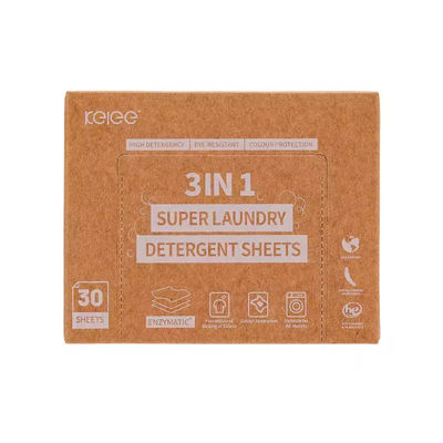 ভালো দাম Natural Detergent Detergent Sheet Laundry 3 in 1 Lightweight Liquidless Fresh Scent অনলাইন