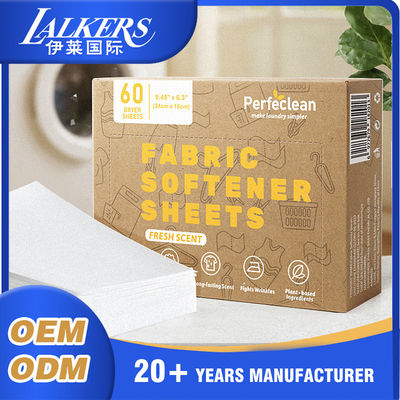 ভালো দাম OEM Lalkers লন্ড্রি ফ্যাব্রিক নরমকরণ শীট স্টিফটি হ্রাস ওয়াশিং ডিটারজেন্ট শীট অনলাইন
