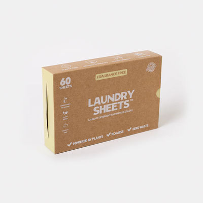 গভীর পরিষ্করণ লন্ড্রি ডিটারজেন্ট শীট, বায়ोडिग্ৰেডেবল, পরিবেশ-বান্ধব, দাগ দূর করে, গভীরভাবে, প্রতি শীটে ২.৮-৩ গ্রাম