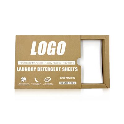 তরলবিহীন প্রাকৃতিক পরিবেশ বান্ধব গভীর পরিচ্ছন্নতা কোন প্লাস্টিকের লন্ড্রি ডিটারজেন্ট শীট