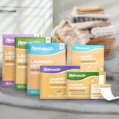 ইকো বন্ধুত্বপূর্ণ লন্ড্রি ডিটারজেন্ট শীট বায়োডেগ্রেডেবল লন্ড্রি ডিটারজেন্ট স্ট্রিপ উদ্ভিদ ভিত্তিক