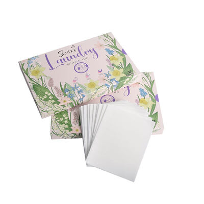 পরিবেশ বান্ধব ল্যাভেন্ডার সুগন্ধি প্রকার লন্ড্রি ডিটারজেন্ট স্ট্রিপ লন্ড্রি শীট স্বাস্থ্য