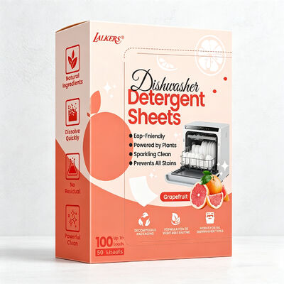 ভালো দাম Eco-Friendly Hypoallergenic Long-Lasting Dish Washing Sheets and Dishwasher Cleaning Sheets অনলাইন