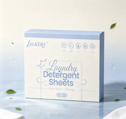 Hypoallergenic Safe for Kids Wear Biodegradable Plant-Based Laundry Detergent Sheets